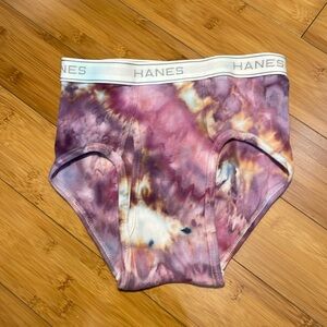 Purple and Orange Tie Fye Briefs